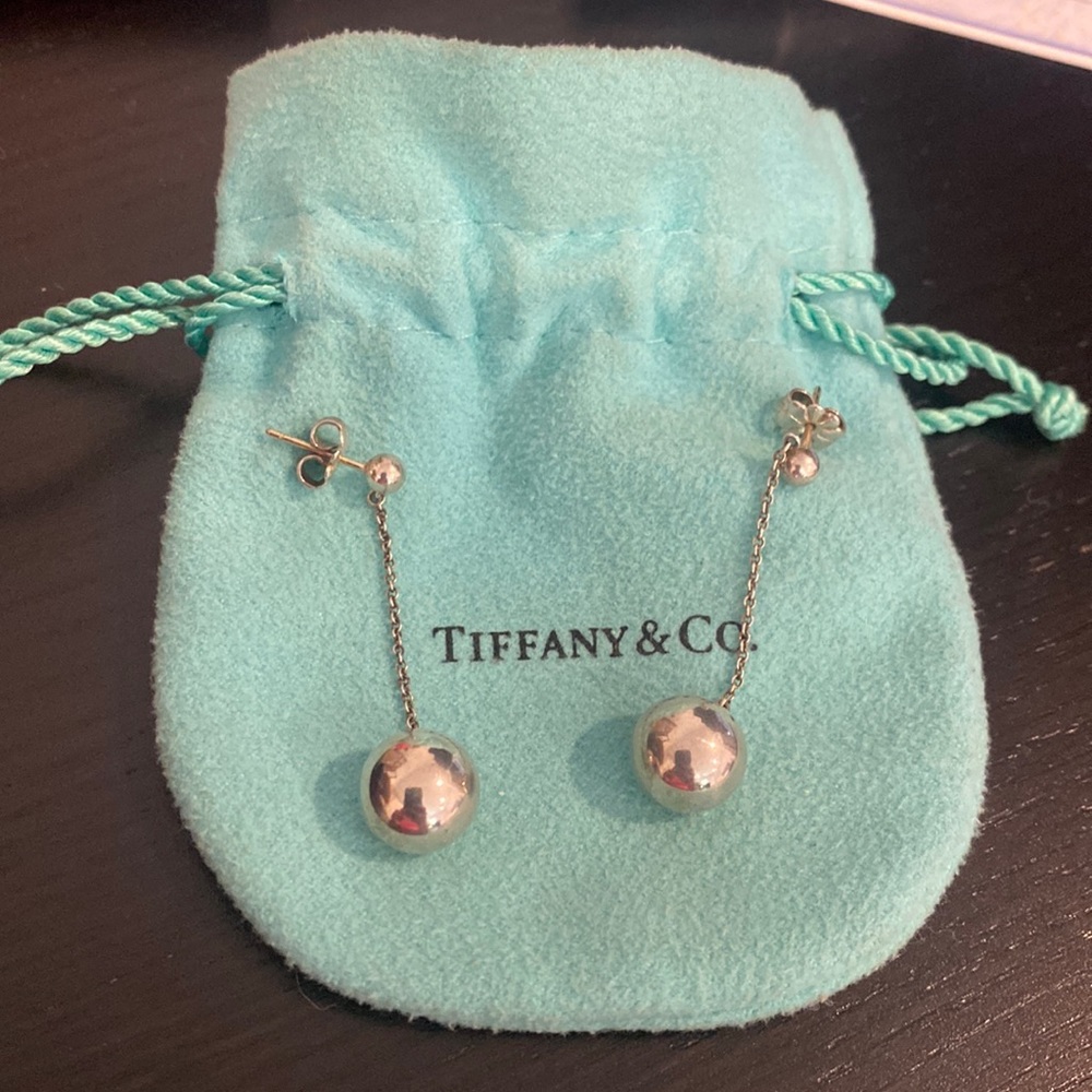 Tiffany’s Sterling silver drop earrings